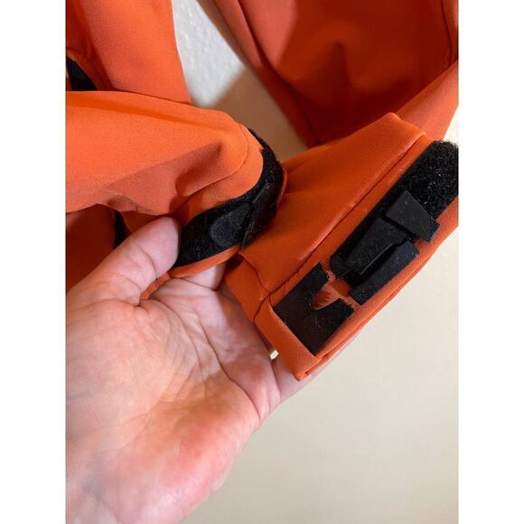 Zorrel Men's Soft Shell Weather Series Jacket w/Liner Orange Black Size Small - Picture 3 of 4